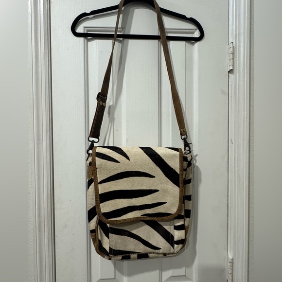 Myra Bag Handbags - Myra Zebra Print Crossbody Bag